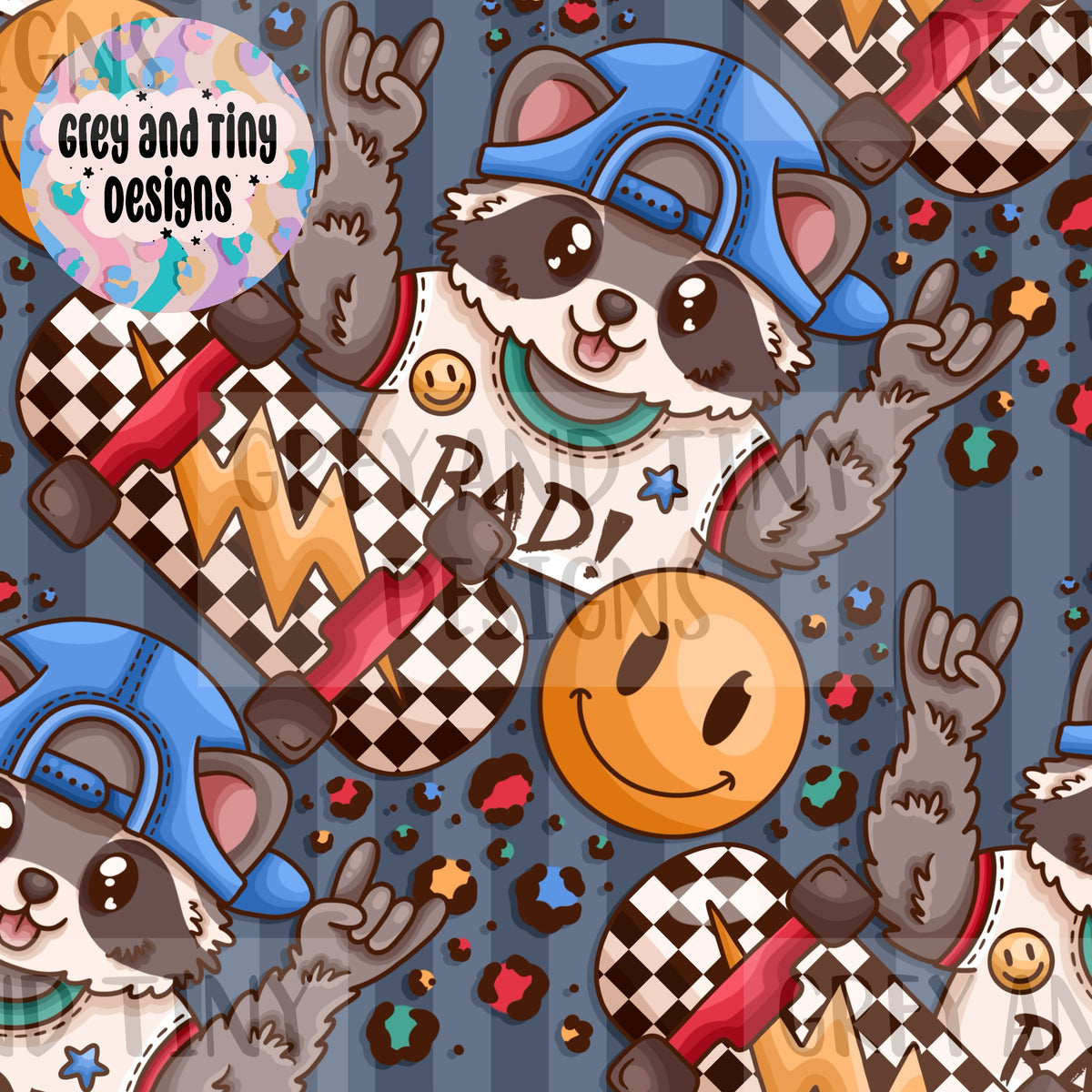 Skater raccoons