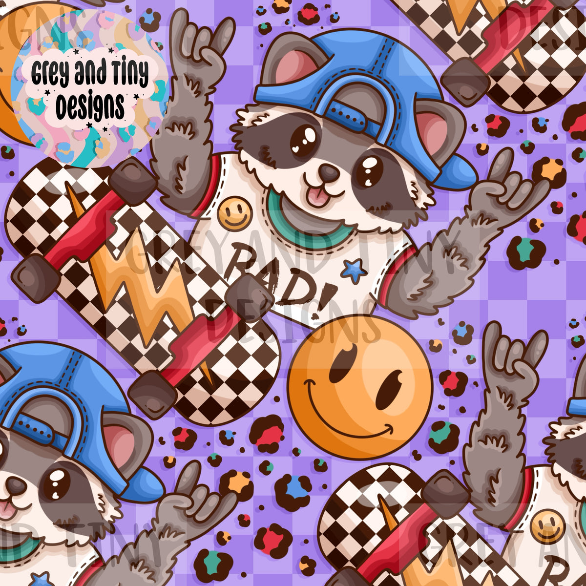 Skater raccoons