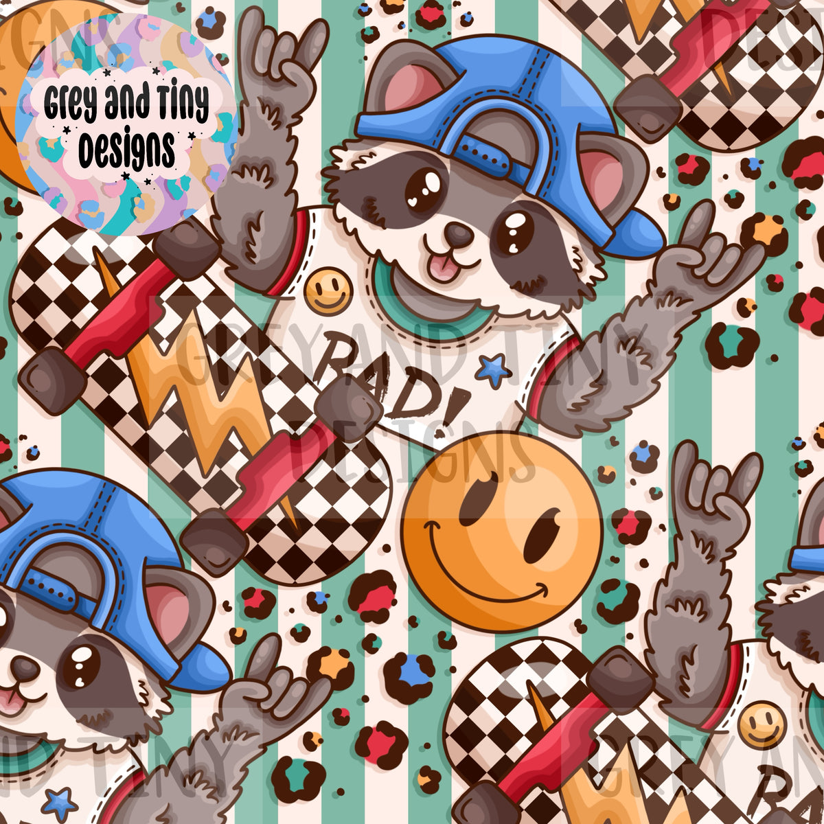Skater raccoons