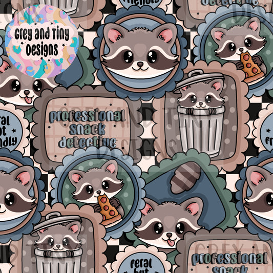 Raccoon collage BUNDLE