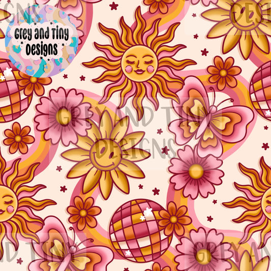 Retro floral