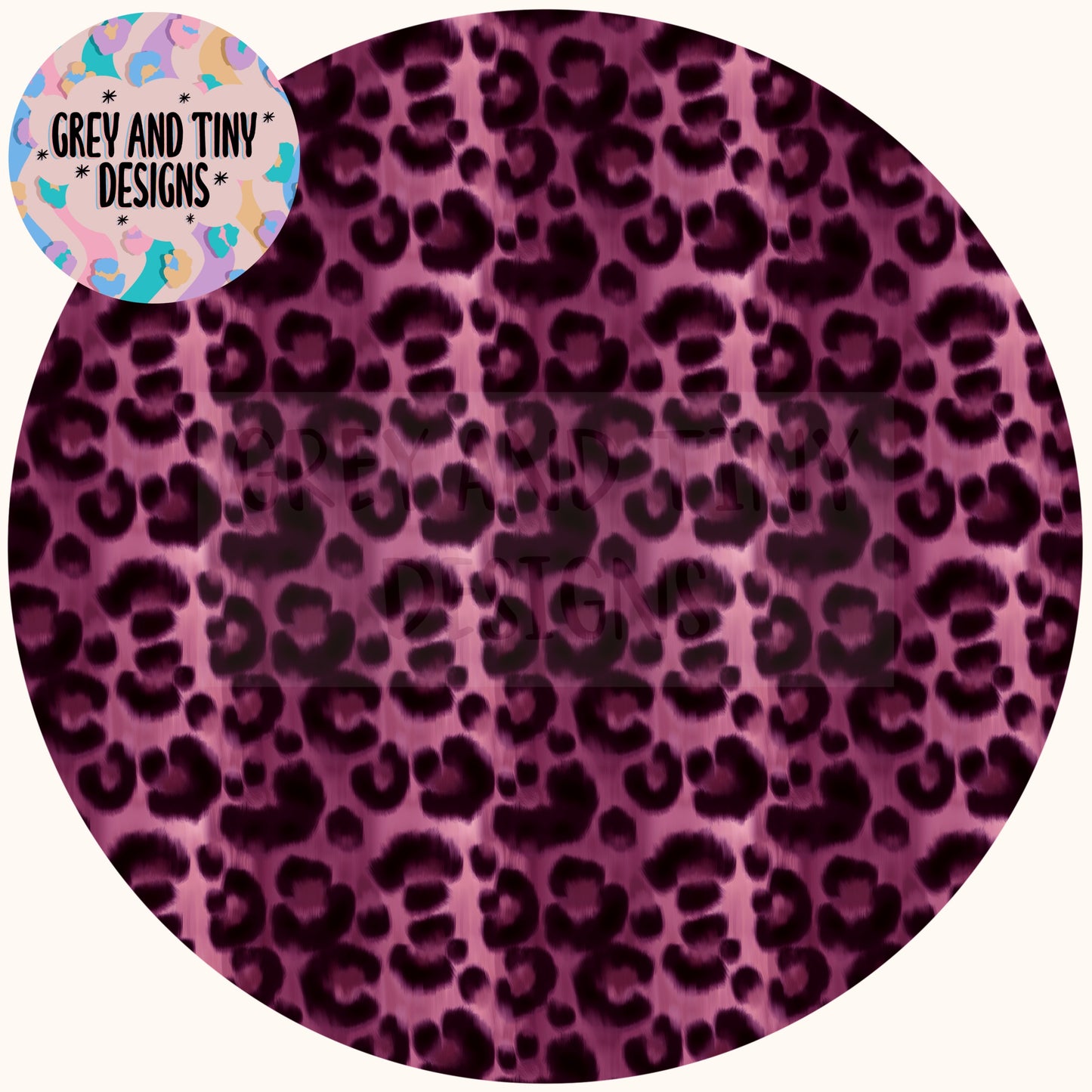 Pink leopard print