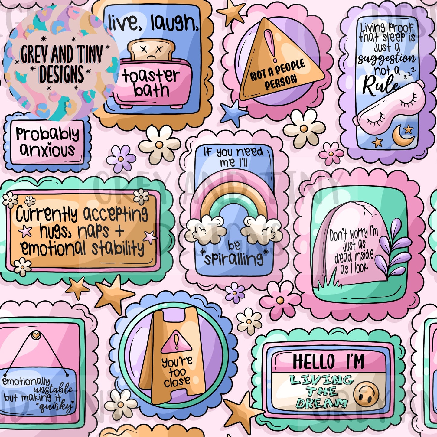 Probably anxious stamps