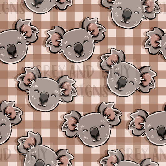 Koala gingham