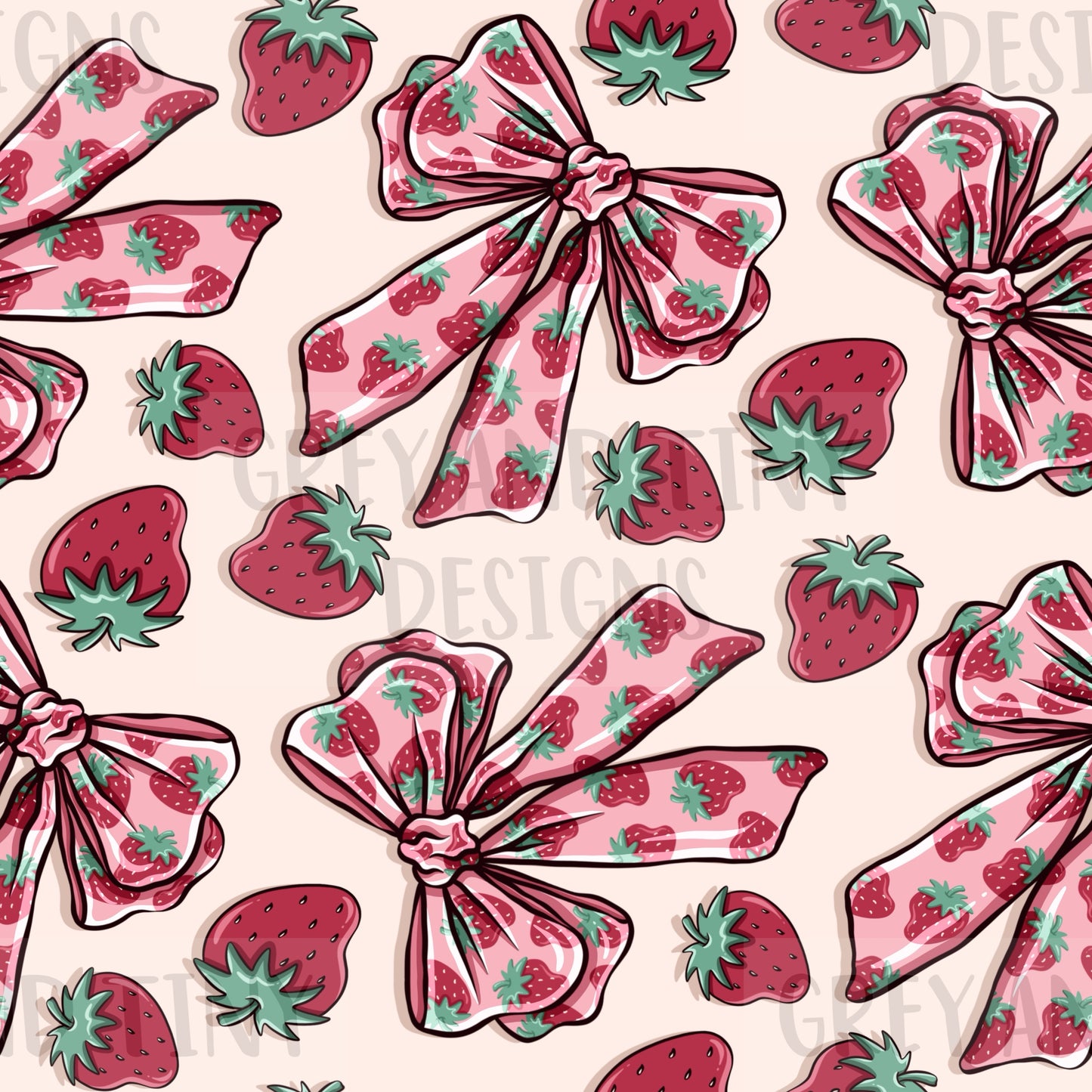 Strawberry bows