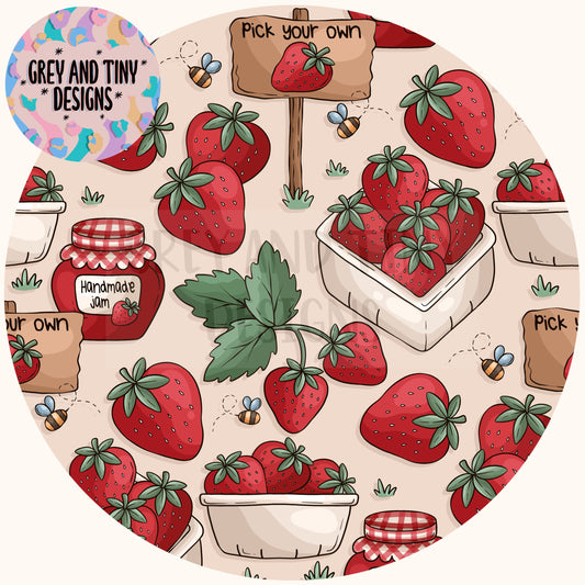 Strawberry picking