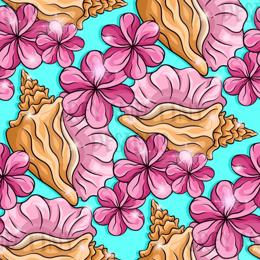 Ocean floral turquoise LIMITED