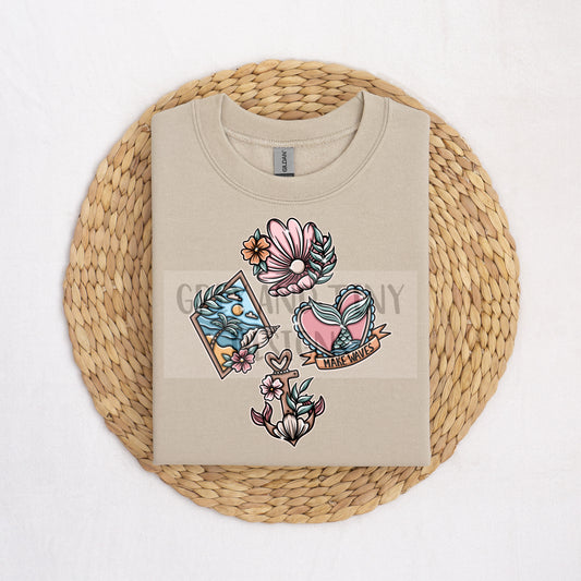 Mermaid tattoo flash png