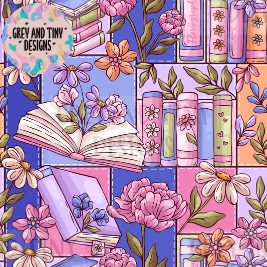 Floral book patchwork LIMITED