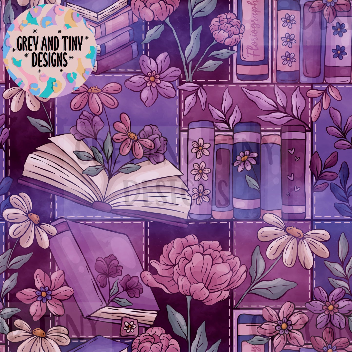 Floral book patchwork LIMITED