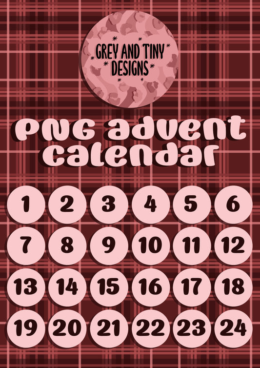 PNG digital advent calendar