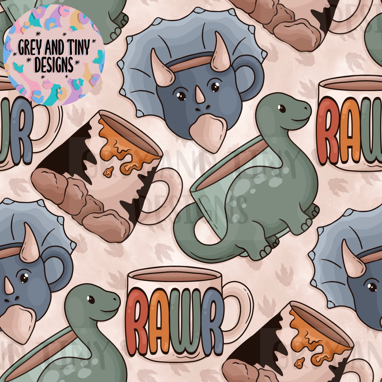 Dino mugs