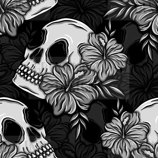 Hibiscus skull