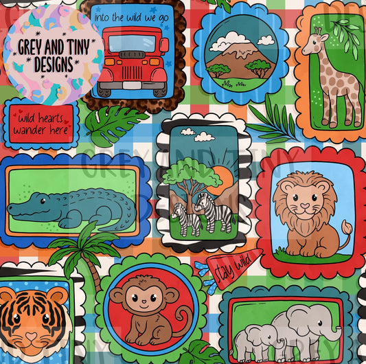 Safari stamps - exclusive