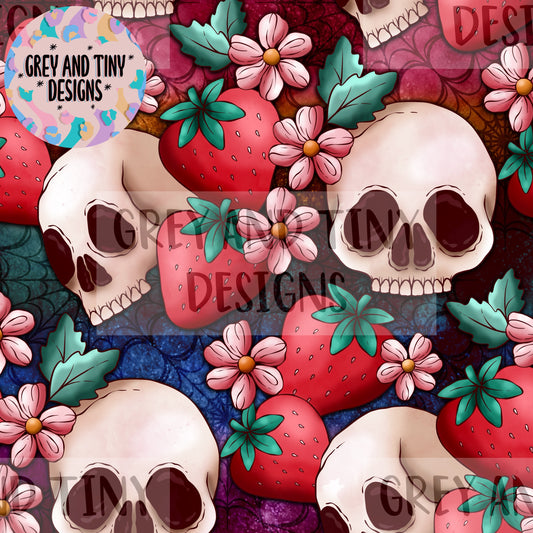 Skulls and Strawbs - exclusive colourway