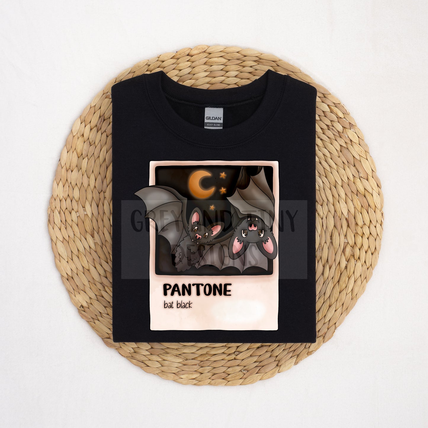 Pantone - Bat Black png