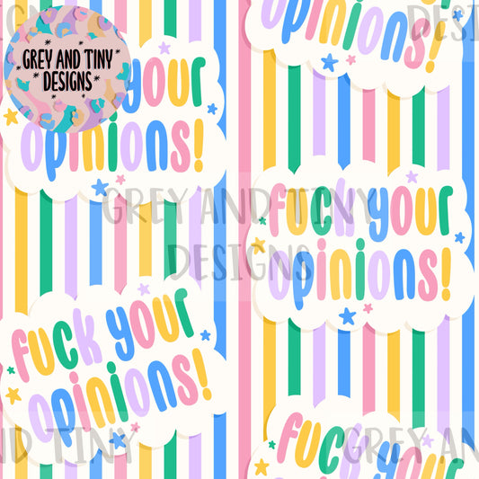 Fuck your opinions & PNG