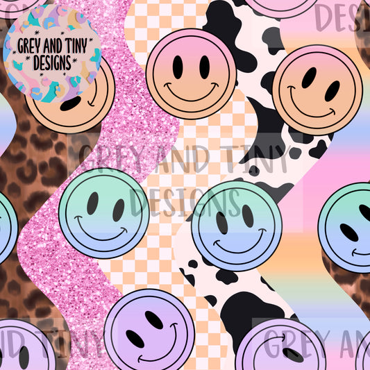 Wavy smileys