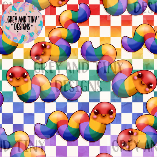 Rainbow worms