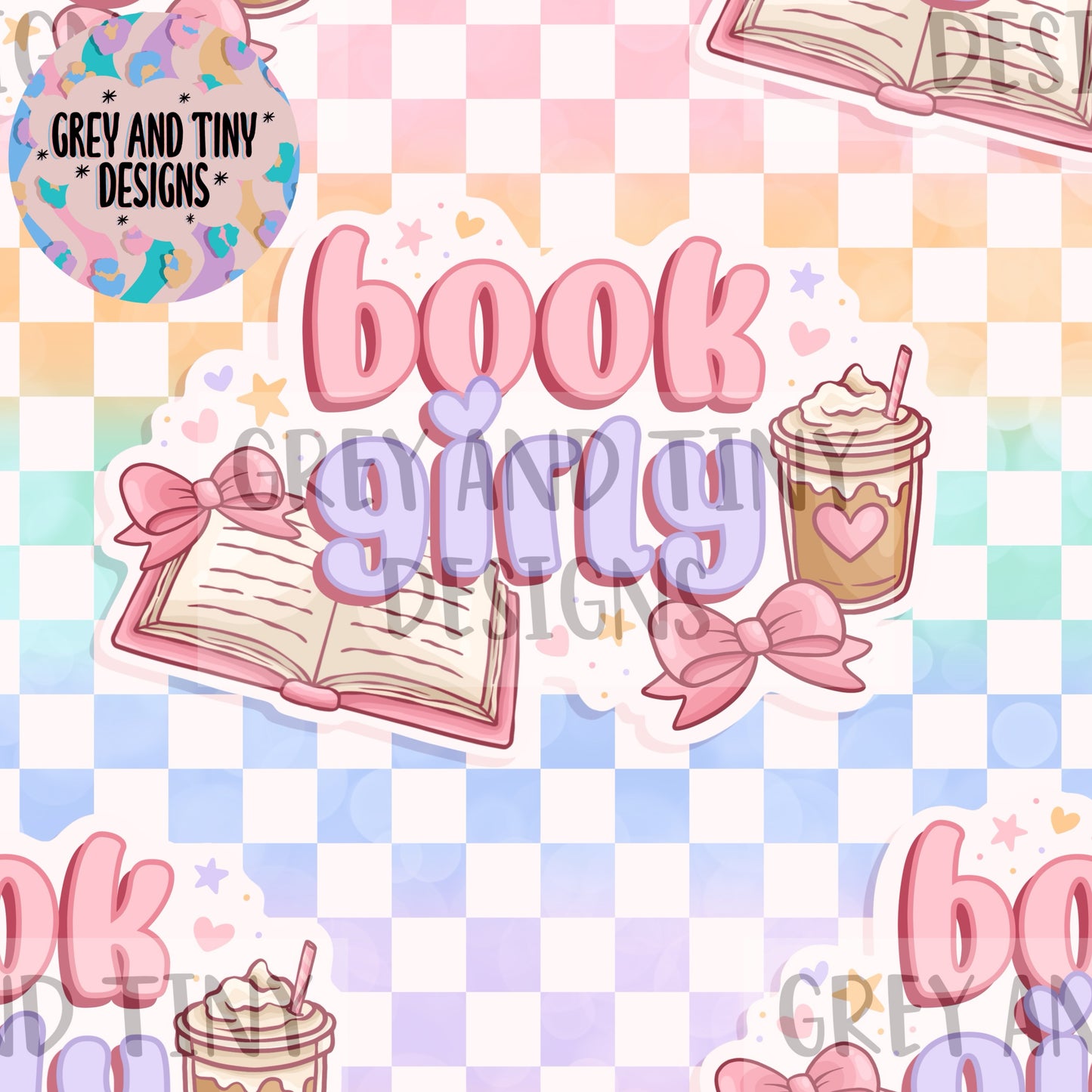 Book girly & PNG (2 colourways)