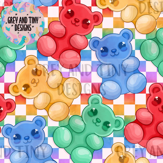 Gummy bears & pngs (4 colourways)