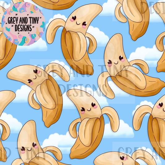 Kawaii bananas & PNG (4 colourways)