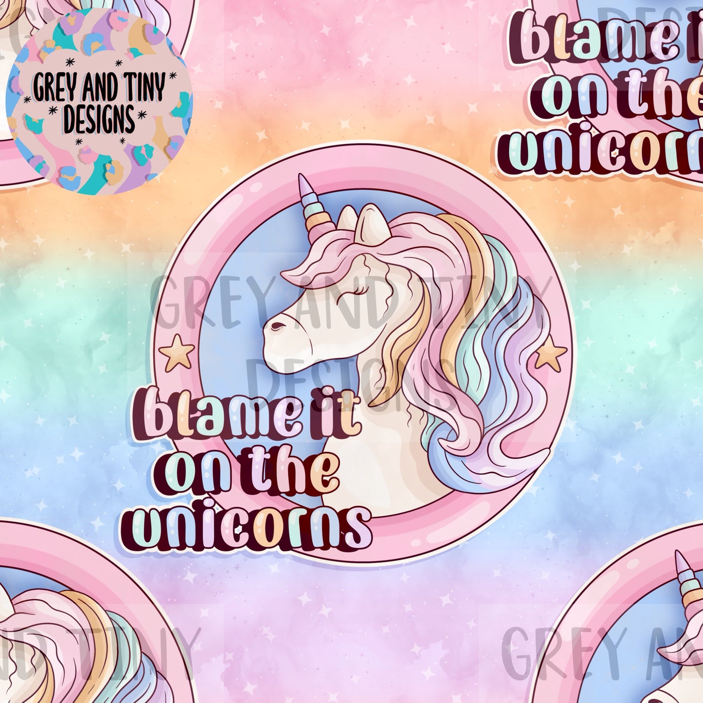 Blame it on the unicorns & PNG