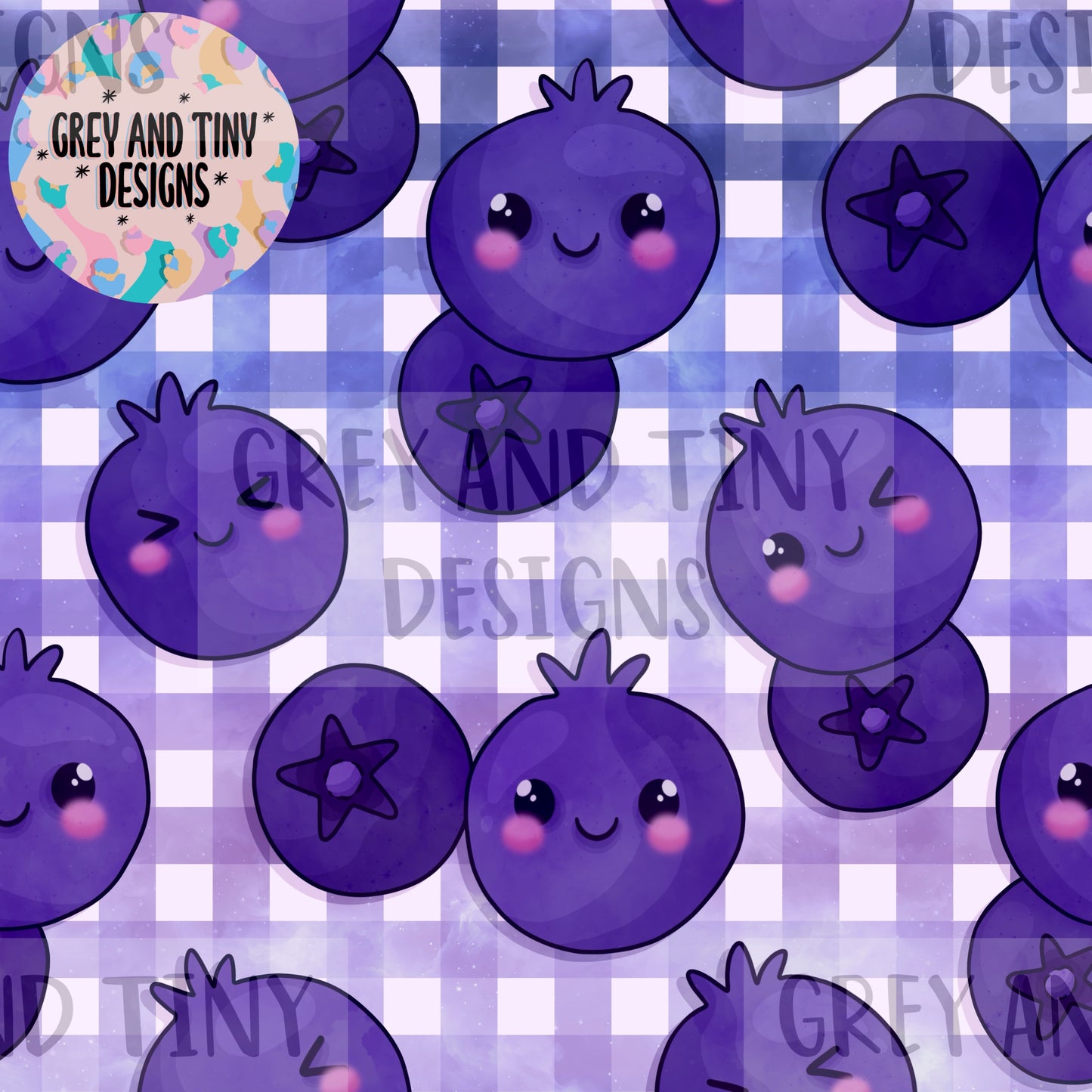 Kawaii blueberries