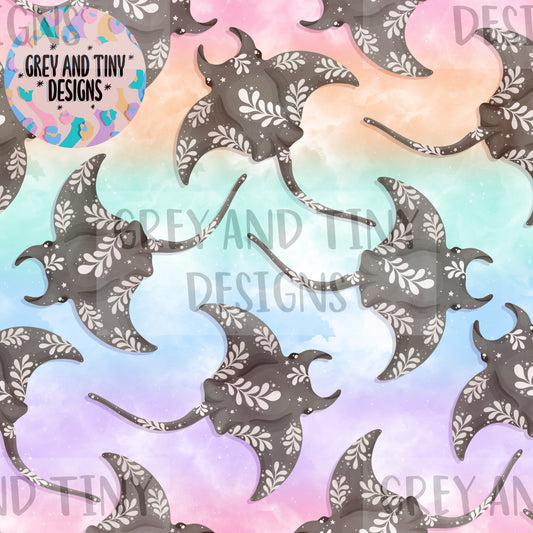 Pretty manta rays