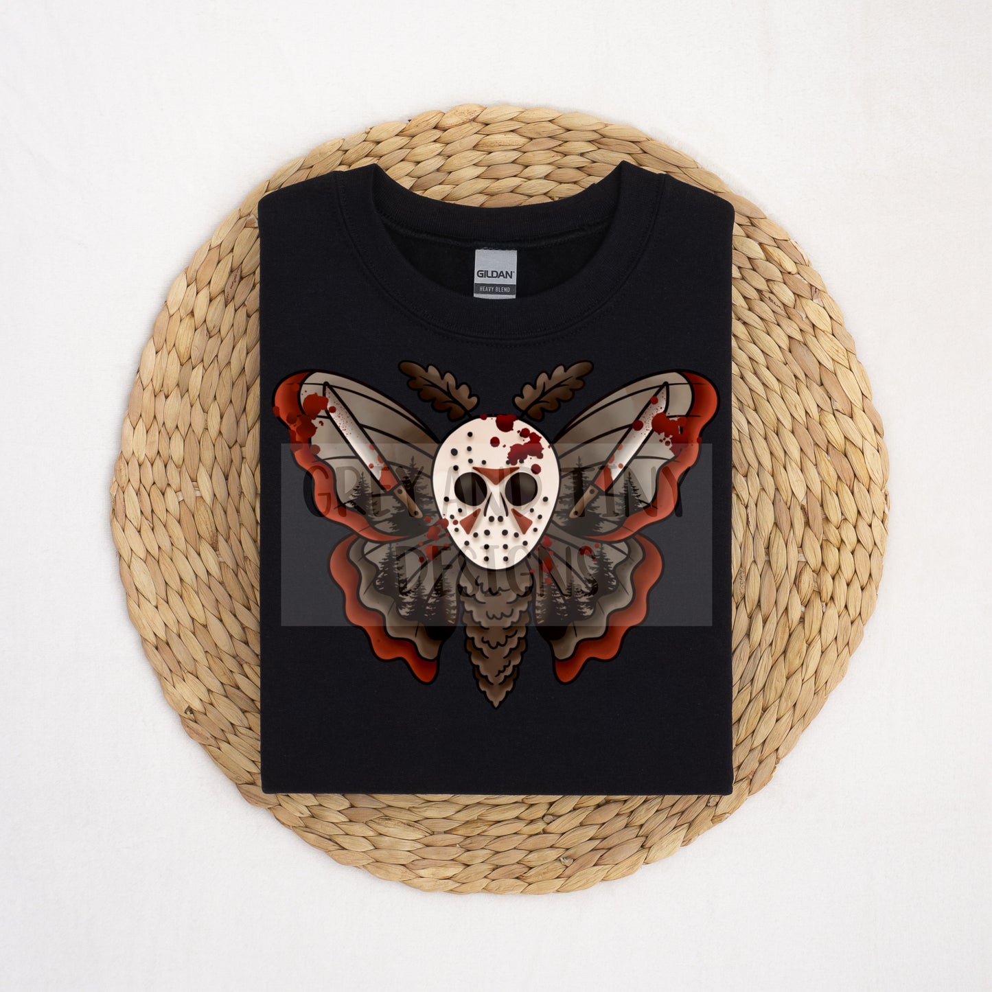 Horror moths PNG (3 pngs)