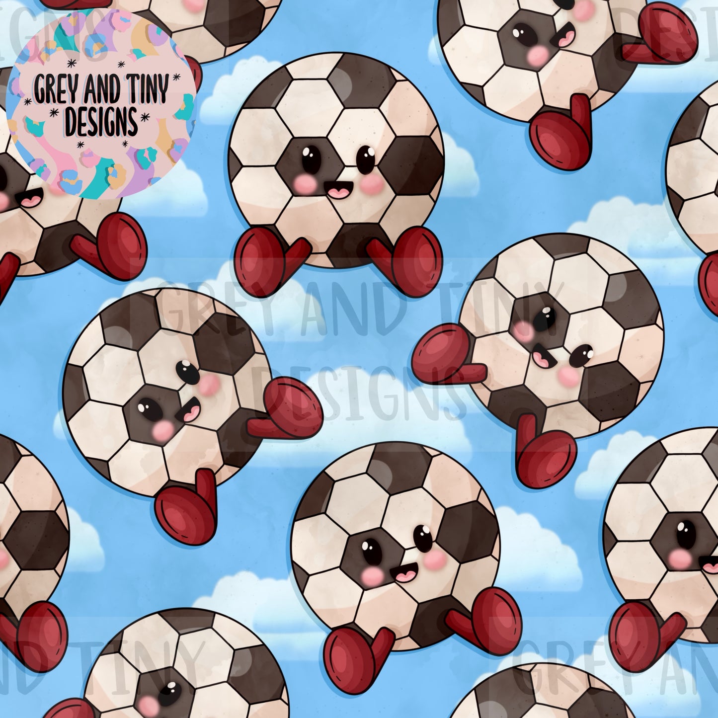 Kawaii footballs