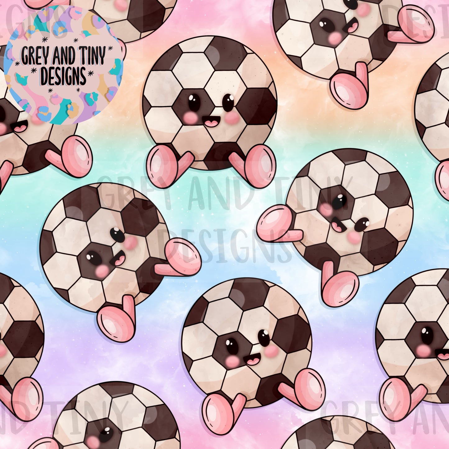 Kawaii footballs