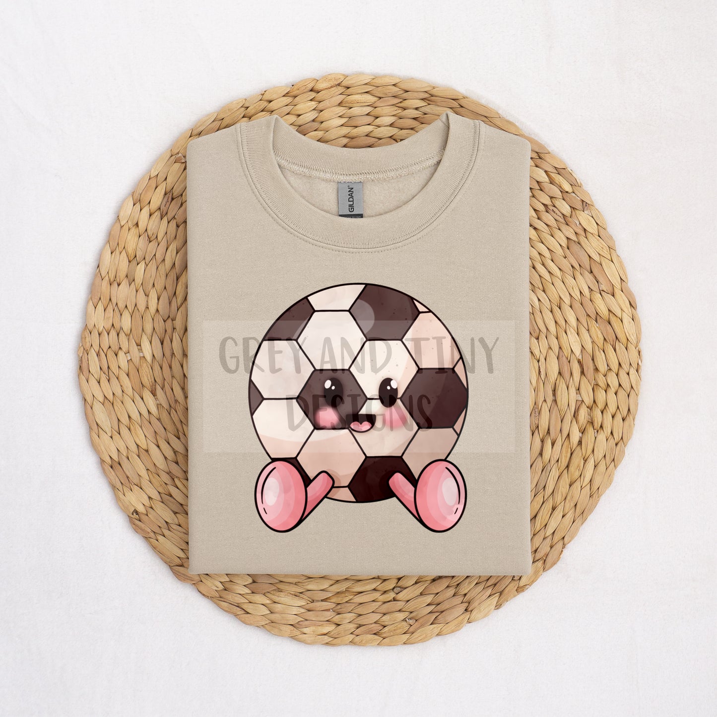 Kawaii Football PNG bundle (3 pngs)