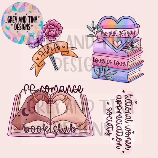 FF romance book PNG sheet