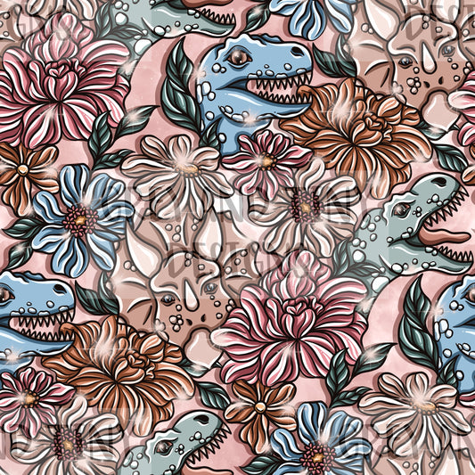 Dino floral