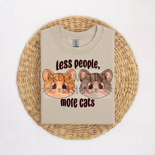 Less people, more cats PNG