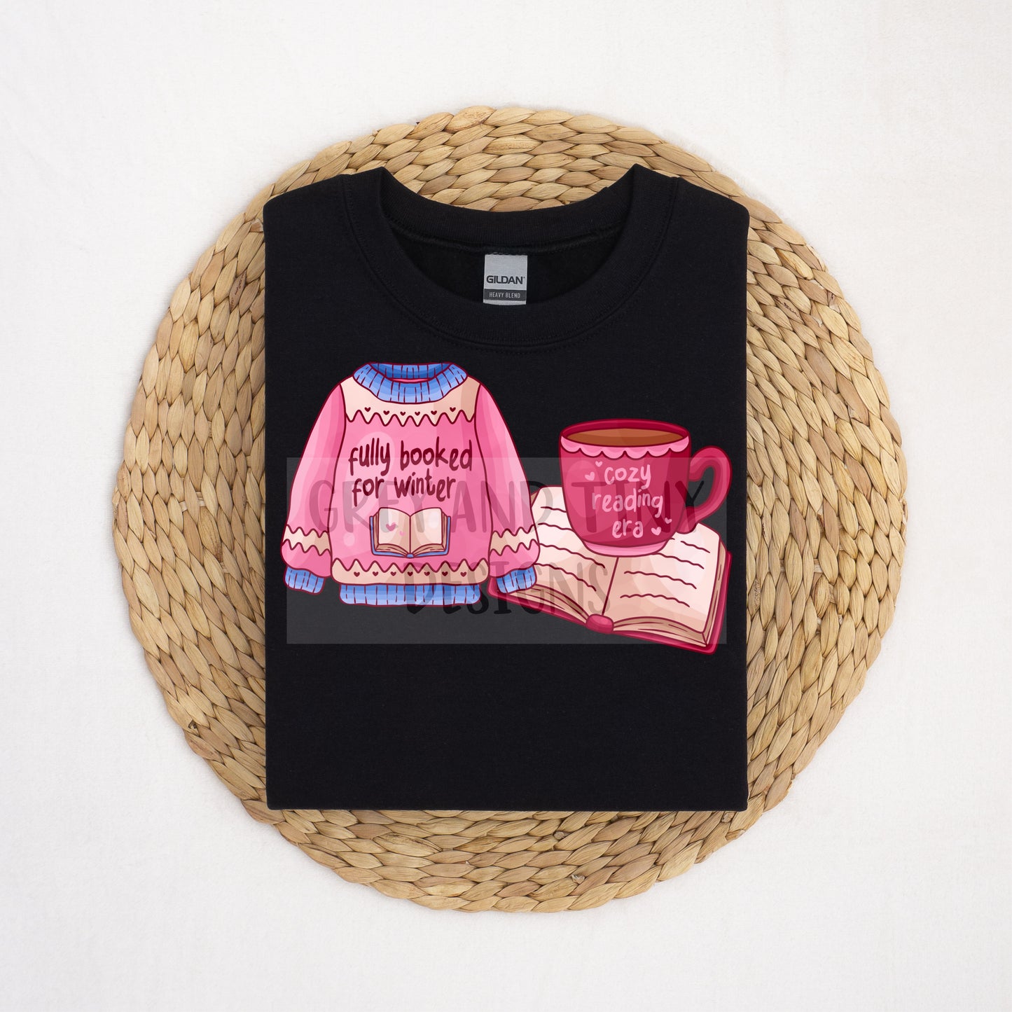 Cozy reading books png