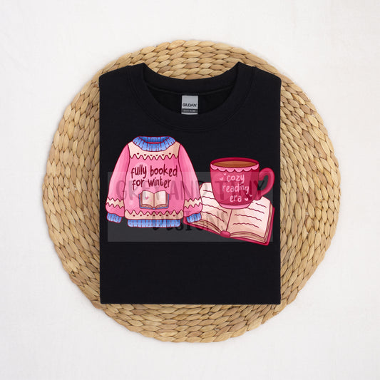 Cozy reading books png