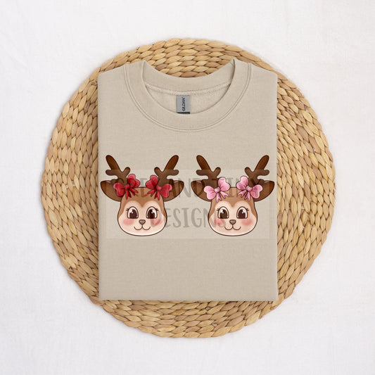 Kawaii girly reindeer PNG