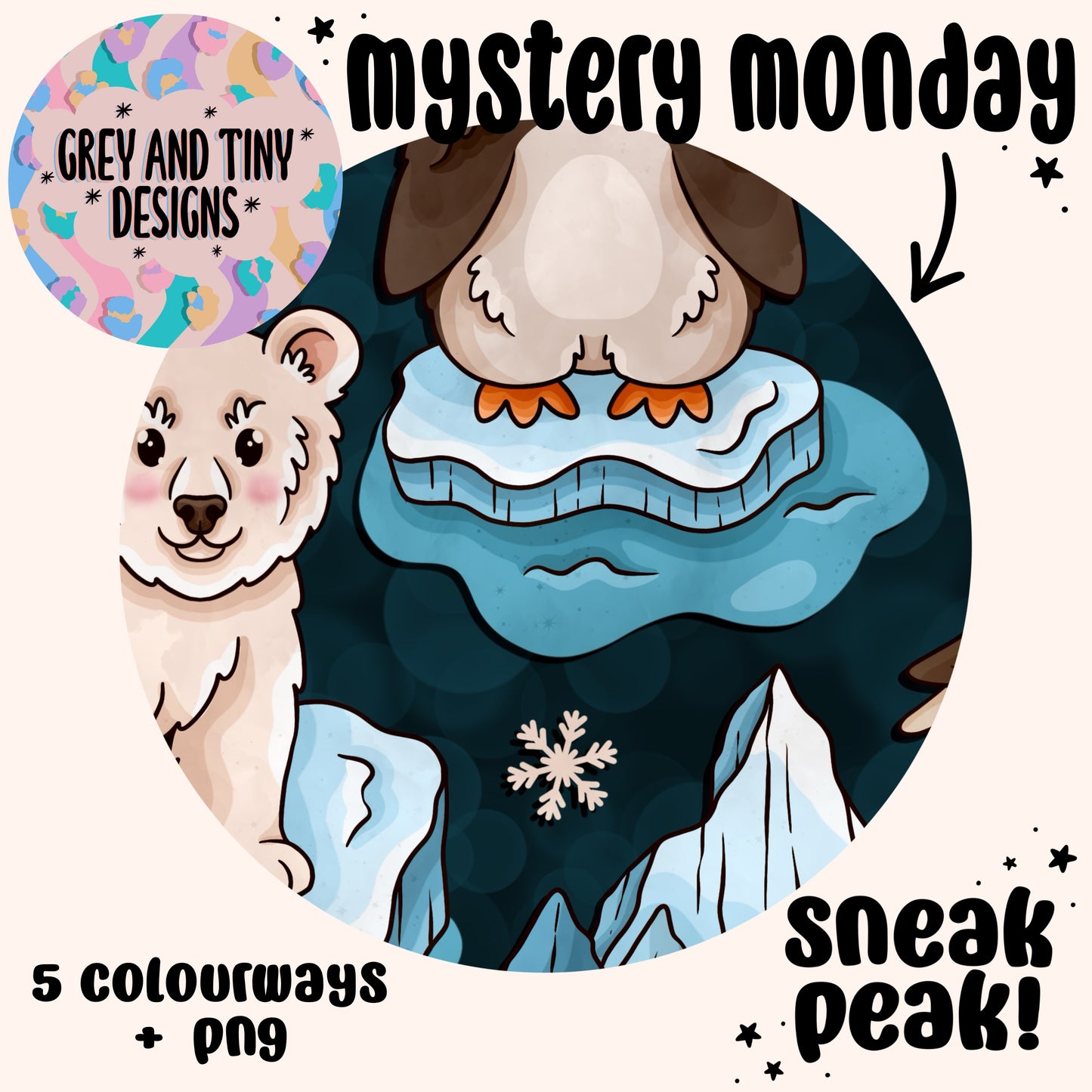 Winter animals bundle