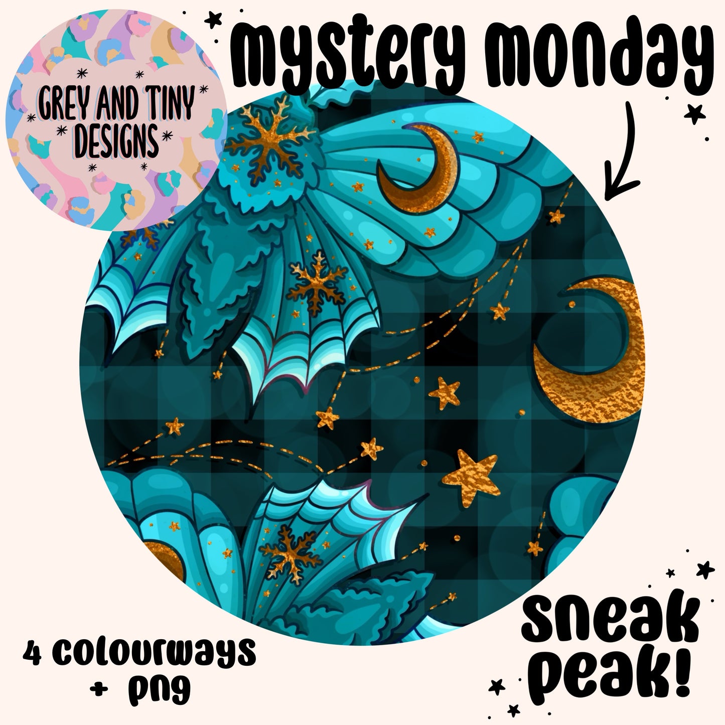 Celestial winter florals bundle