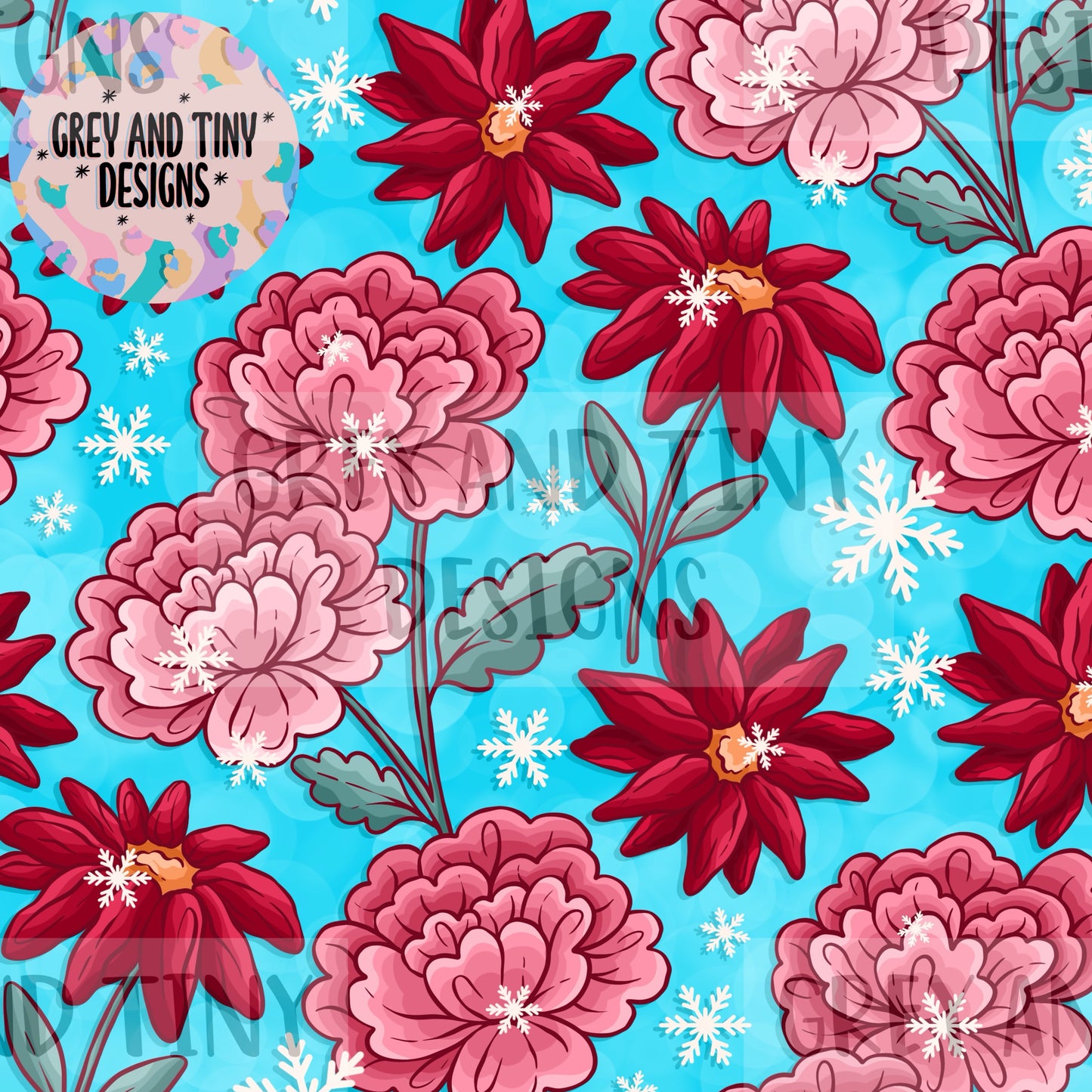 Snowflake floral