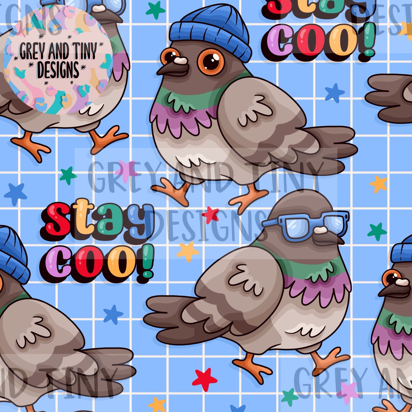 Stay coo pigeons