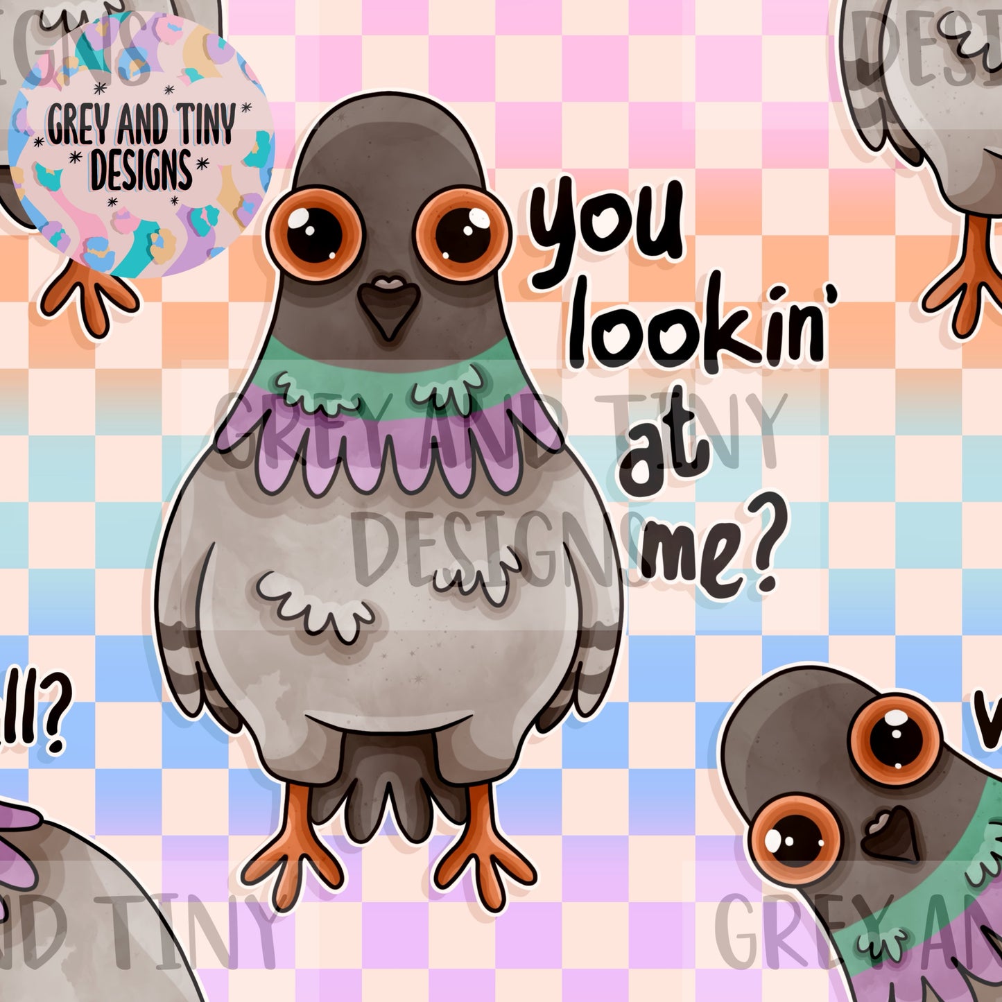 You lookin at me pigeons
