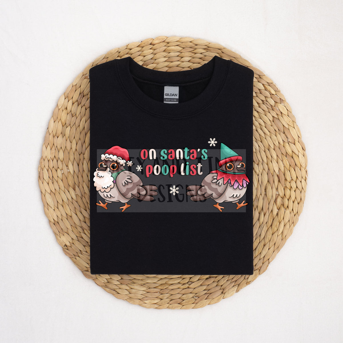 Santas list pigeon PNG - bundle