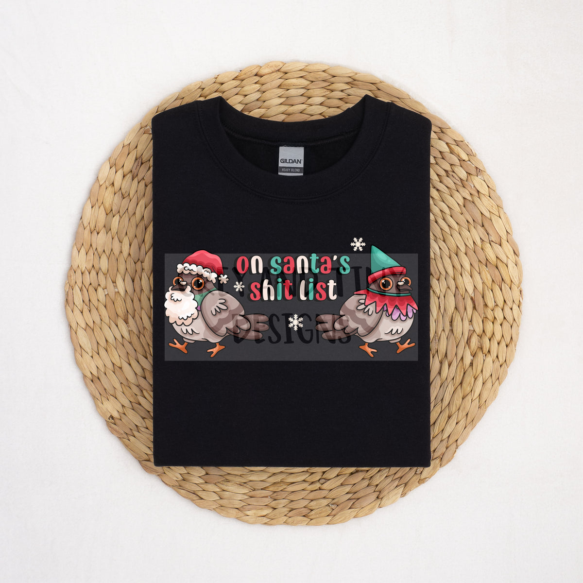 Santas list pigeon PNG - bundle
