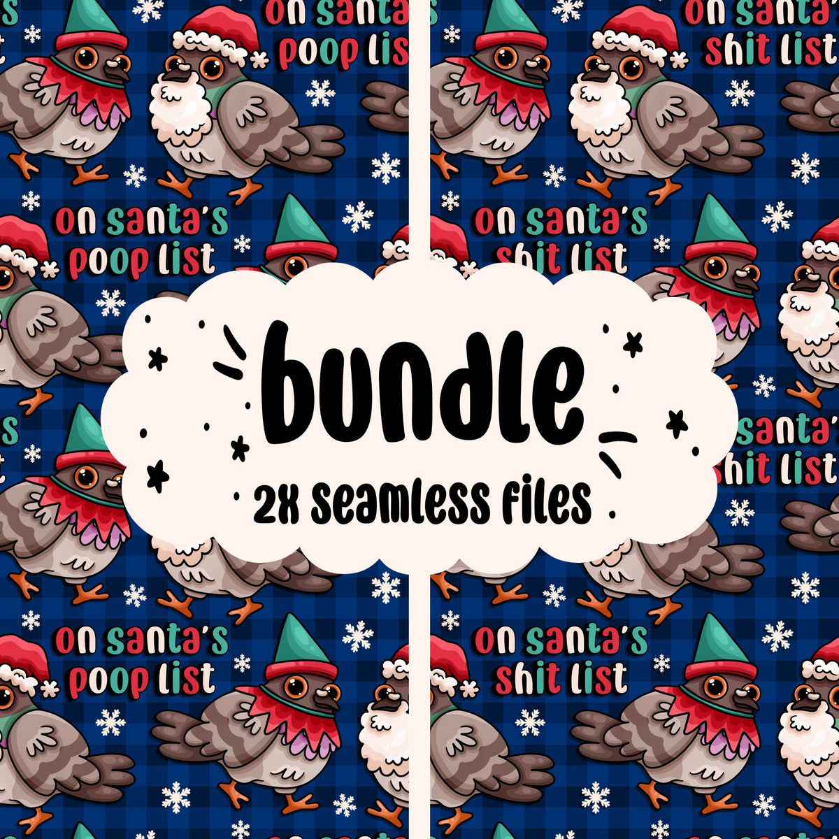Santas list pigeons - bundles