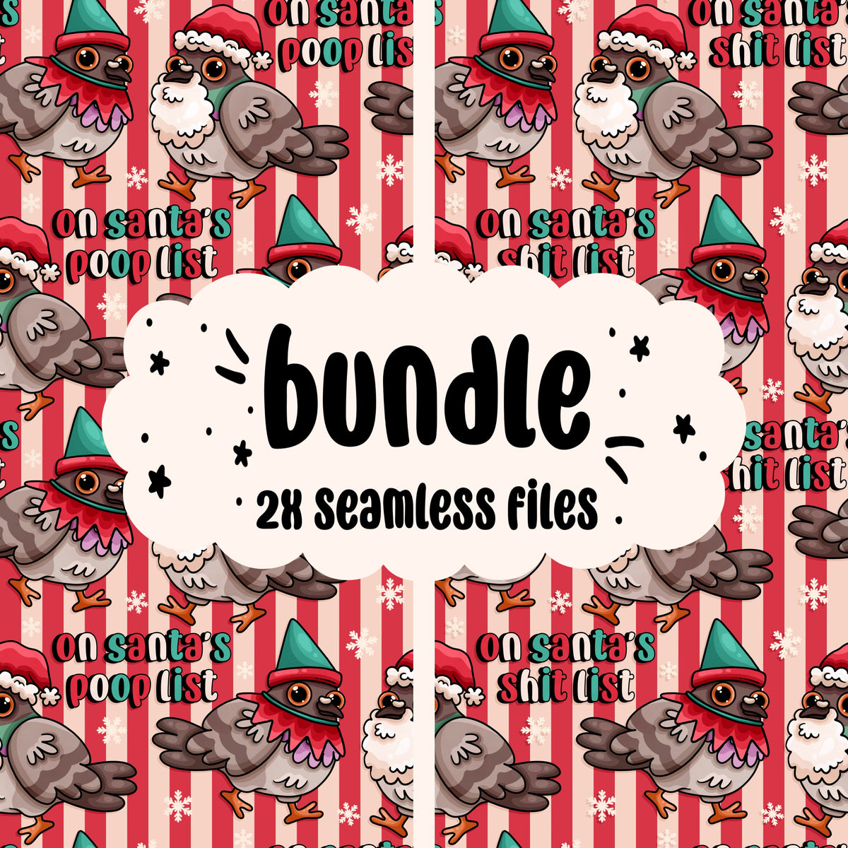 Santas list pigeons - bundles