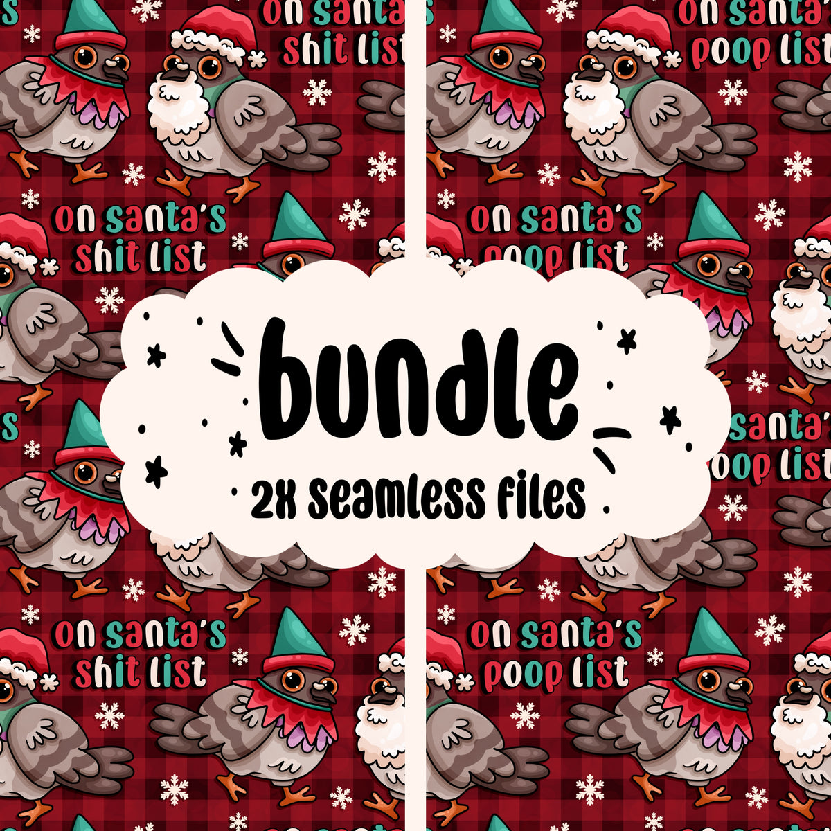 Santas list pigeons - bundles