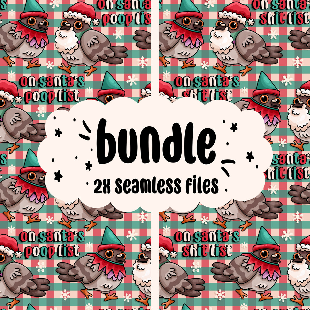 Santas list pigeons - bundles
